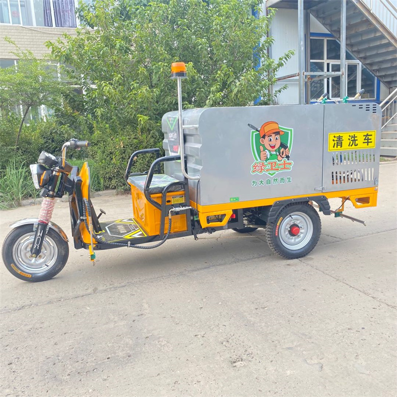 百色电动高压冲洗车CX700A（不锈钢箱体）