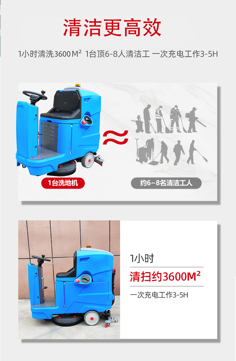 百色驾驶式洗地机更适合用在高铁站